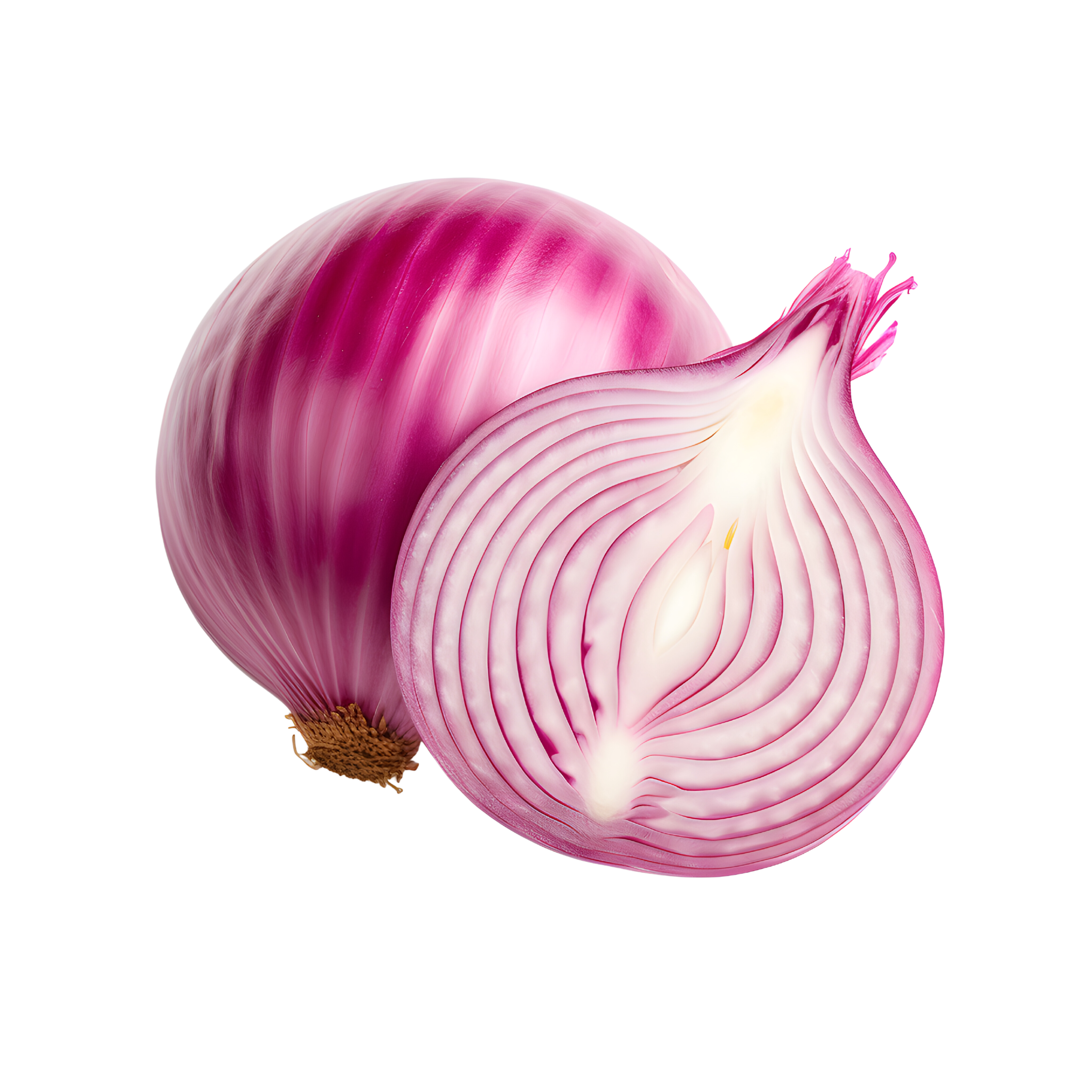 Ingredientes frescos Cebola fatiada