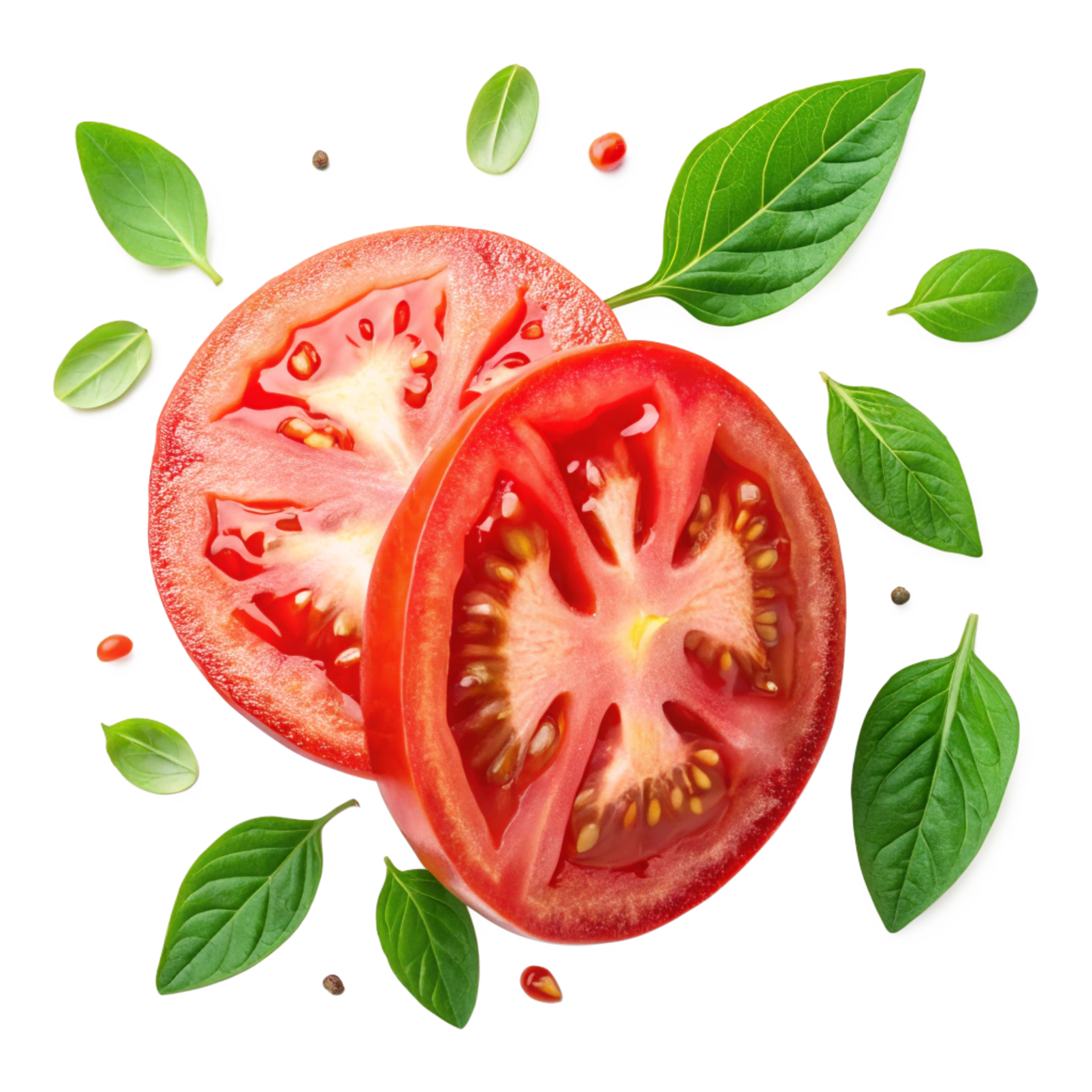 Ingredientes frescos Tomate fatiado