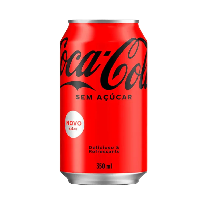 Coca Cola Zero Açúcar Lata 350ml Coca Cola Zero Açúcar Lata 350ml