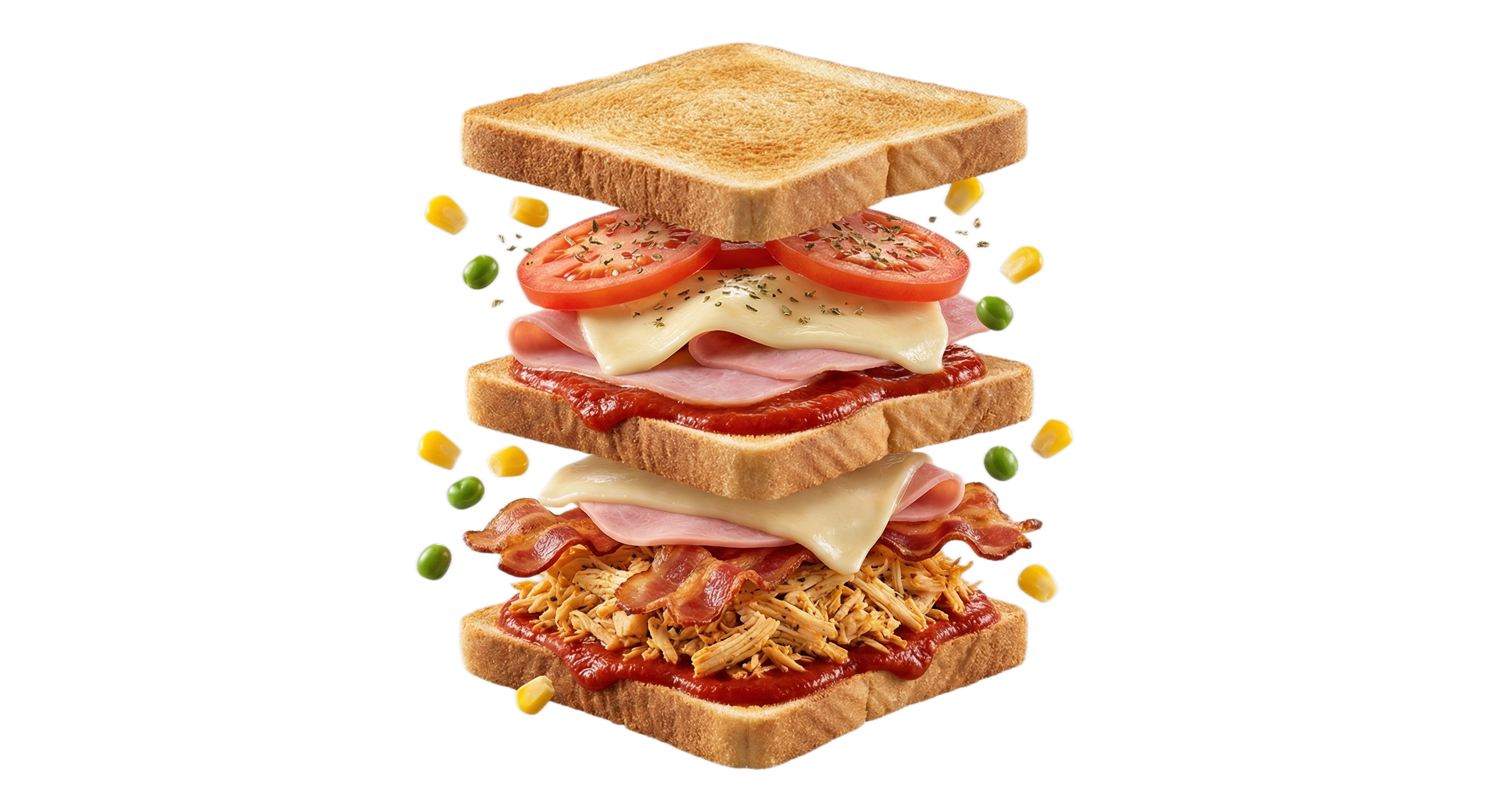 X-Pizza com Frango e Bacon X-Pizza com Frango e Bacon